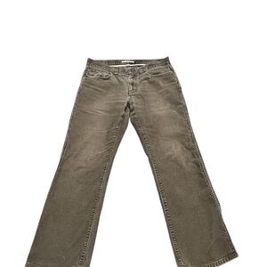 L.L. Bean Brown Corduroy Pants Men’s 33x29 Standard Fit Straight Leg